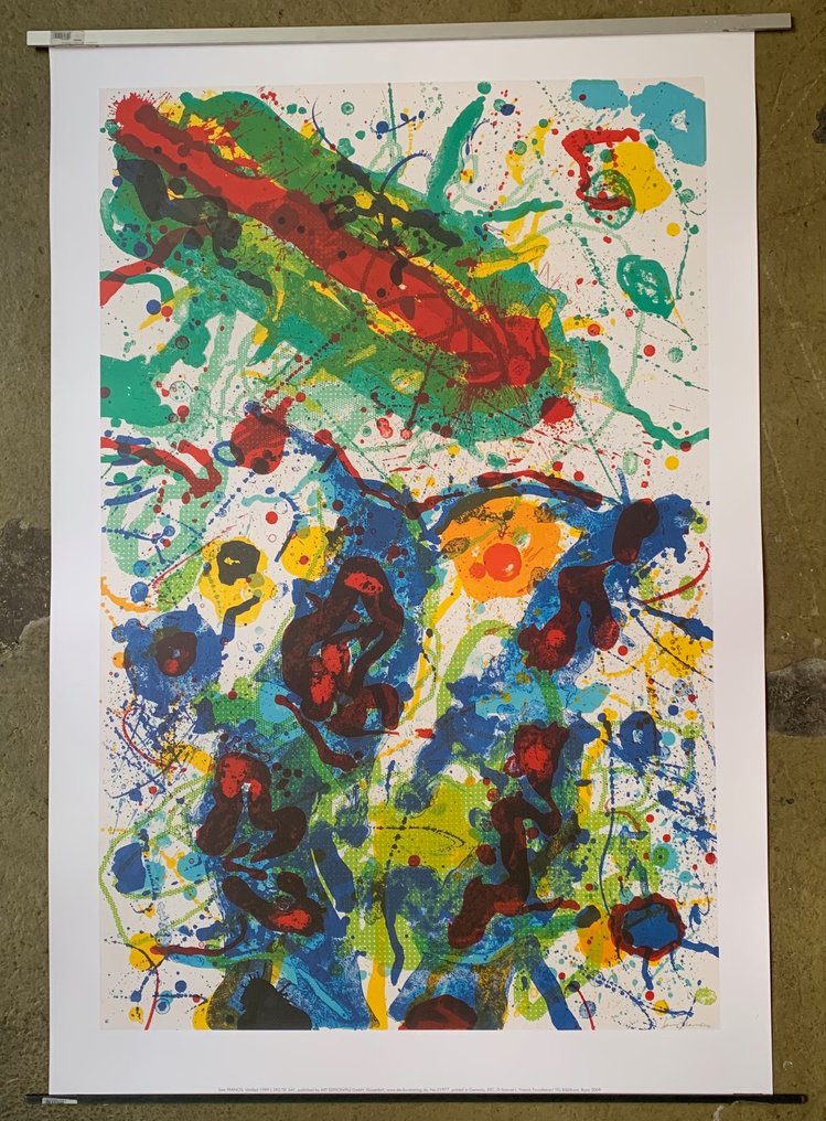 Sam Francis (1923-1994), after - Untitled 1989 L 282 SF 341 - XL Print - 139 x 93 cm #1.0
