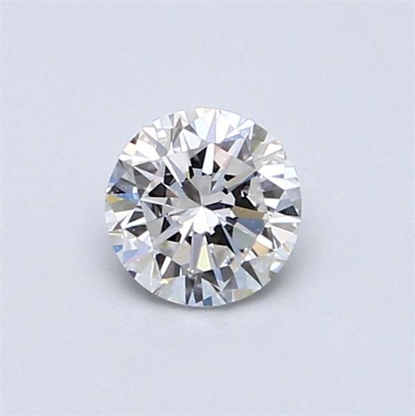 1 pcs Gyémánt - 0.50 ct - Kerek - D (színtelen) - VVS2 #1.1