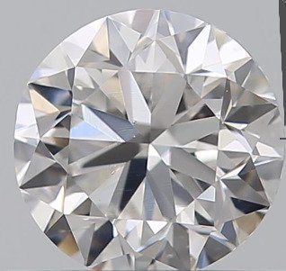 1 pcs Diamante - 0.50 ct - Redondo - D (incoloro) - SI1, GOOD/EX/VG/STRONG *Low Reserve Price* #1.1