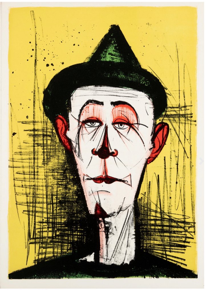 Bernard Buffet (1928-1999) - Le Clown Blanc #1.0