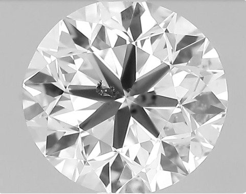 1 pcs Diamant - 1.00 ct - Rotund - K - SI1, VG/EX/VG/NONE *Low Reserve Price* #1.1