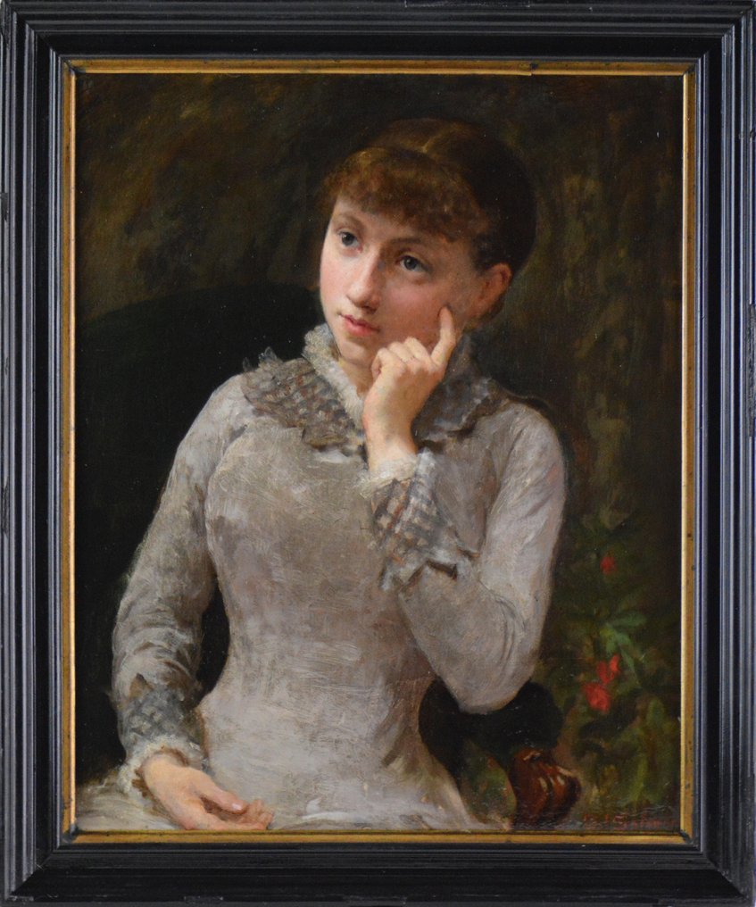Solomon Joseph Solomon (1860-1927) - École Anglaise - Portrait présumé de sa sœur Henrietta Lowy Solomon #2.1