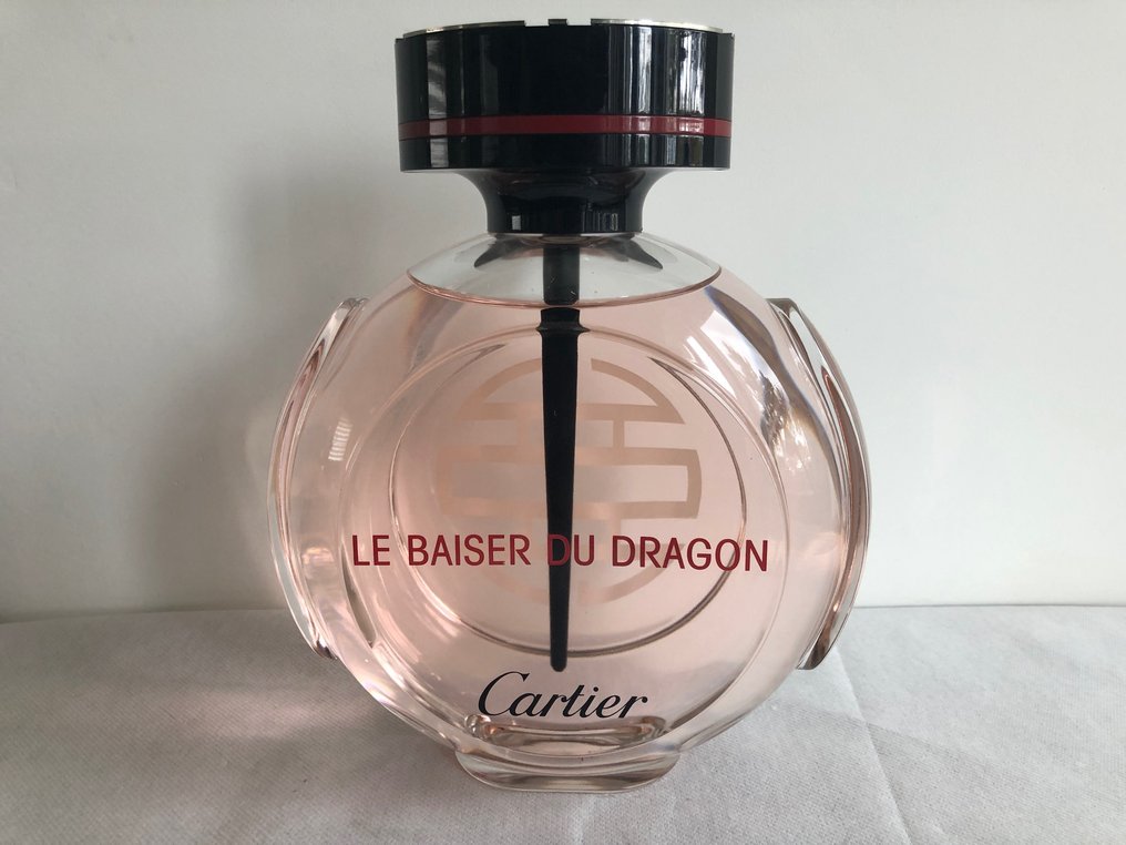 Cartier - Perfume flask - Giant 25 cm fake bottle - Kiss of the Dragon perfume - Glass #1.1