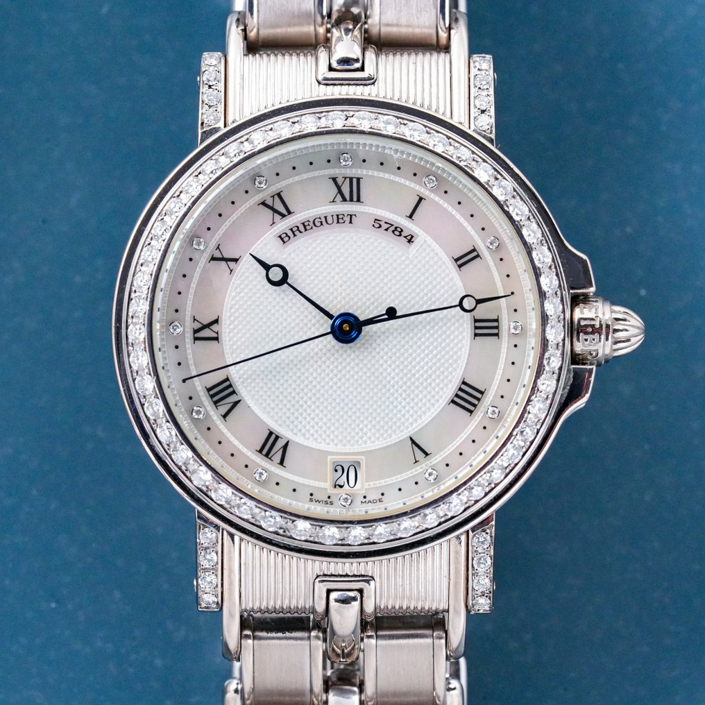 Breguet - Horloger De La Marine 18K White Gold Mop Dial - Homme - 2000-2010 #1.1