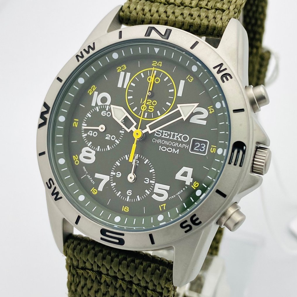 Seiko military green shop