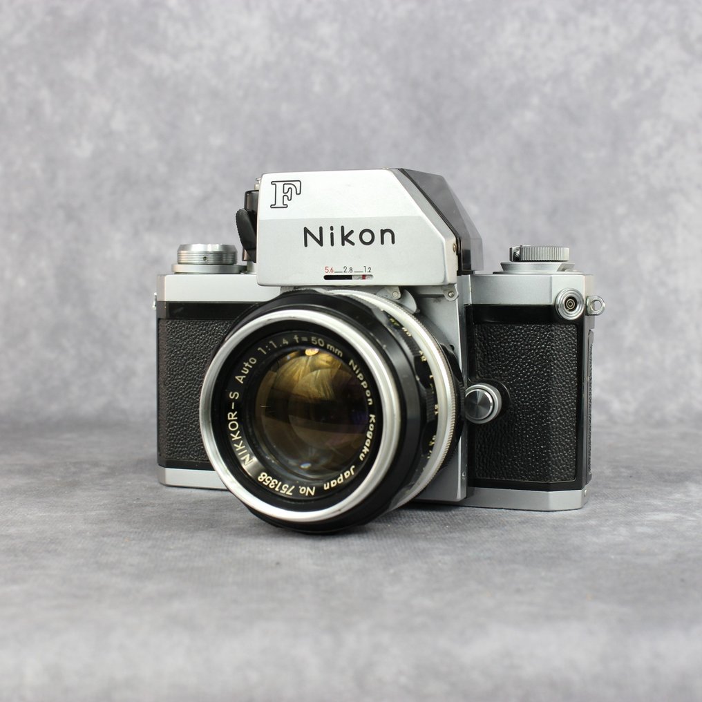 Nikon F + Nippon Kōgaku nikkor 50mm 1:1.4 Αντανακλαστική φωτογραφική μηχανή με μονό φακό (TLR) #2.1