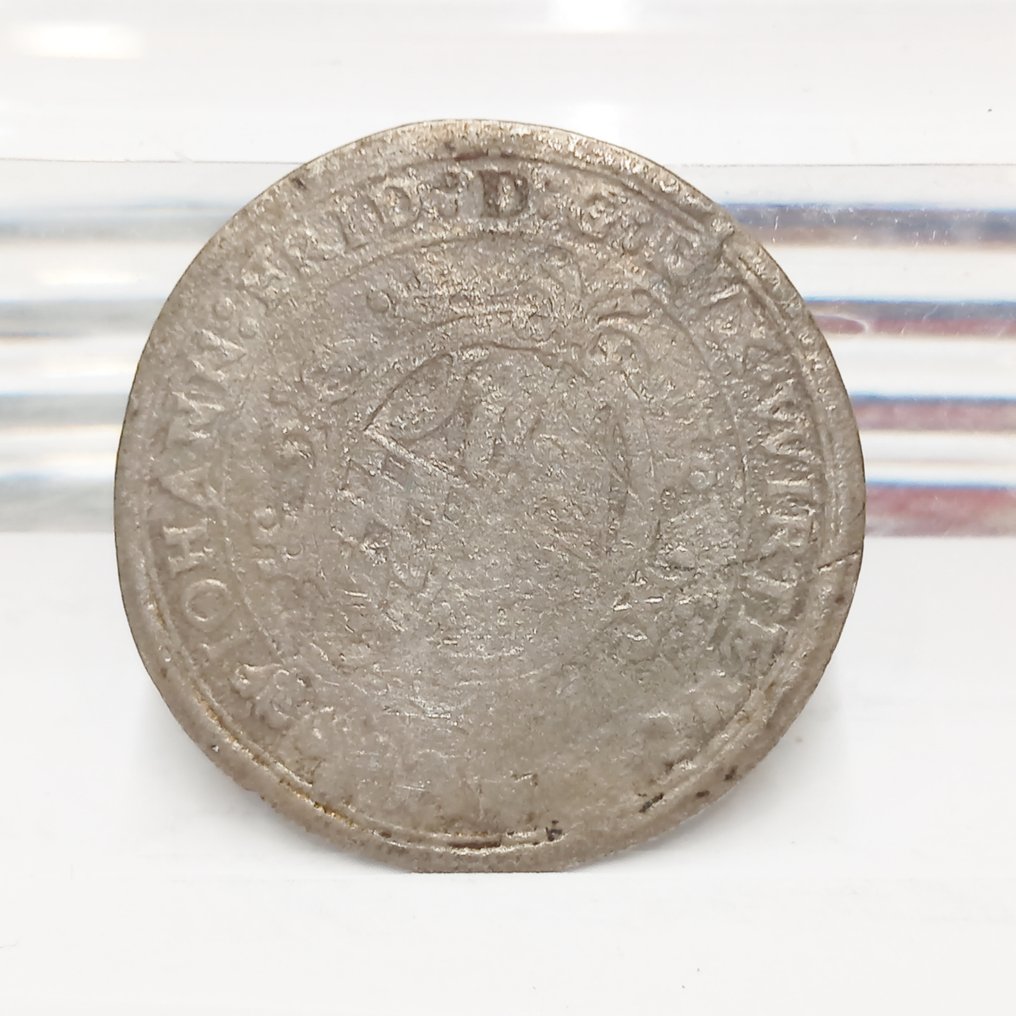 德国， 符腾堡州. Johann Friedrich. 60 Kreutzer (1 Gulden) , Hirschgulden 1622 #1.2