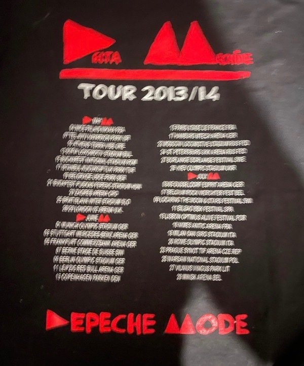 Depeche Mode - T-shirt, 12 originele overhemden - 1990 #2.2