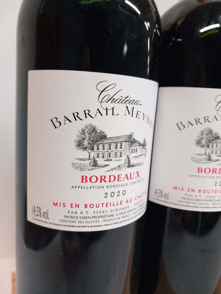 2020 Château Barrail Meyney - Bordeaux - 5 Magnum (1,5 L) #3.1