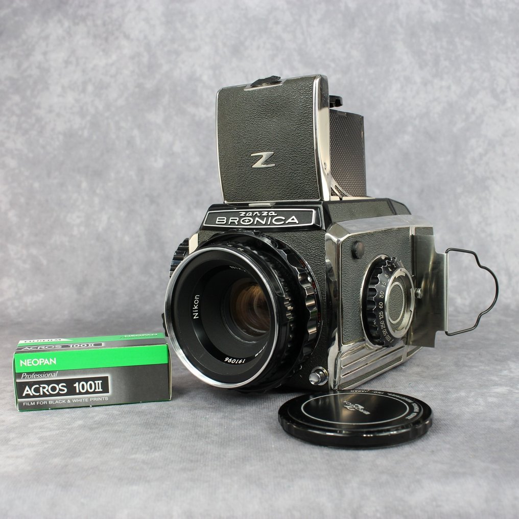 Zenza Bronica + Nikkor-P 75mm F/2.8 Lens 120/mellemformat kamera #1.1