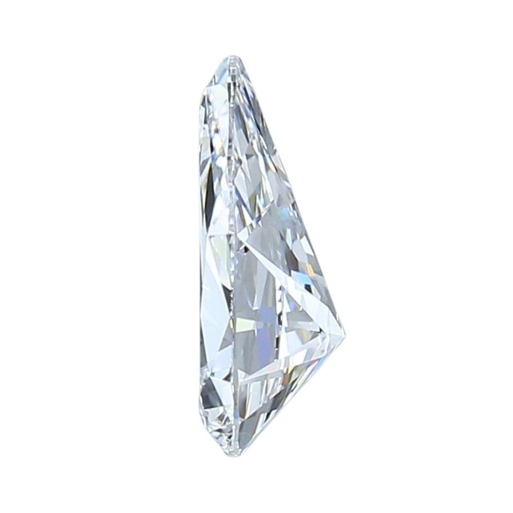 1 pcs Diamant - 0.51 ct - Briljant, Peer - D (kleurloos) - IF (intern zuiver) #3.2