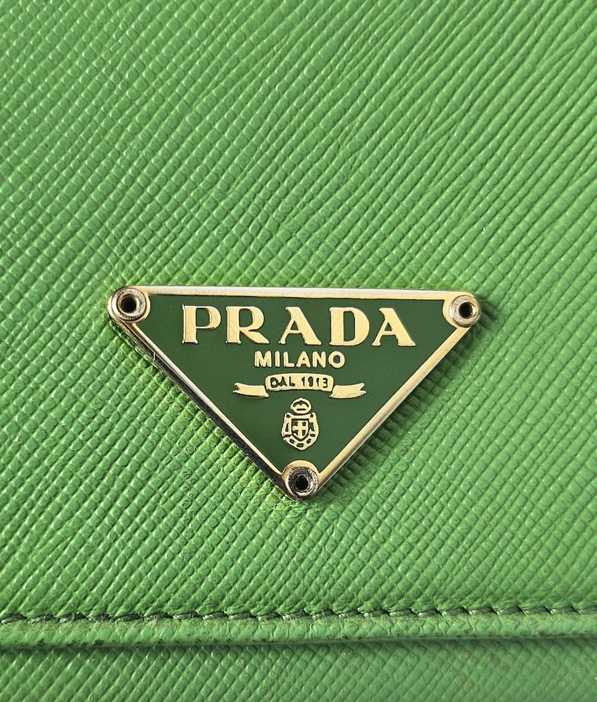 Prada - In Pelle Saffiano Verde Lime - Wallet #2.2