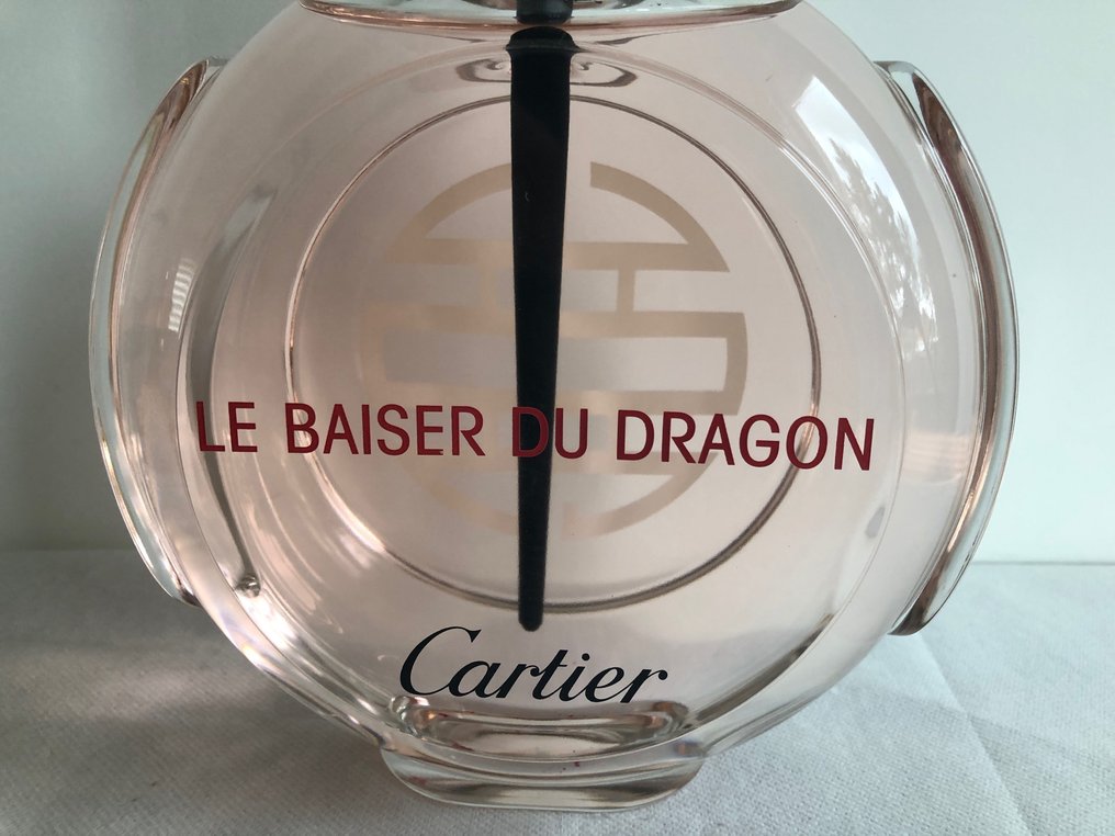 Cartier - Perfume flask - Giant 25 cm fake bottle - Kiss of the Dragon perfume - Glass #2.1