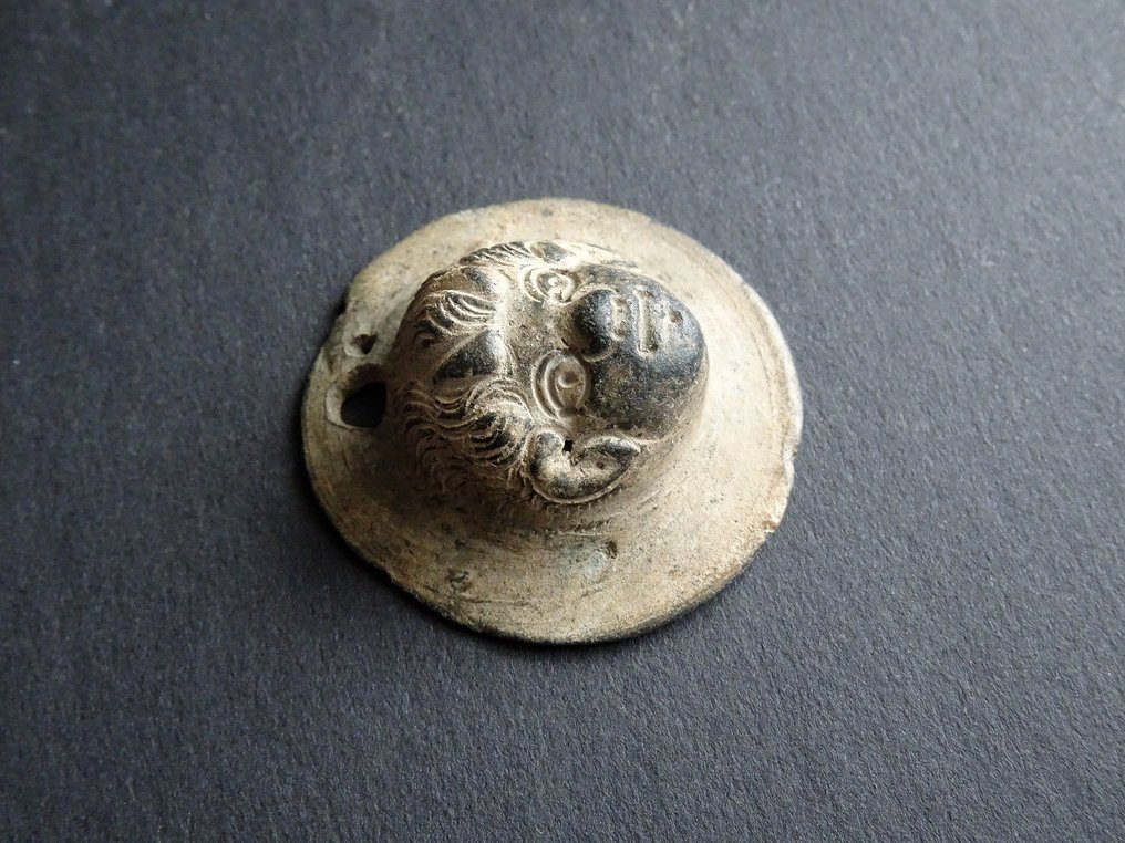 古羅馬 青銅色 Bust - 37 mm  (沒有保留價) #2.1