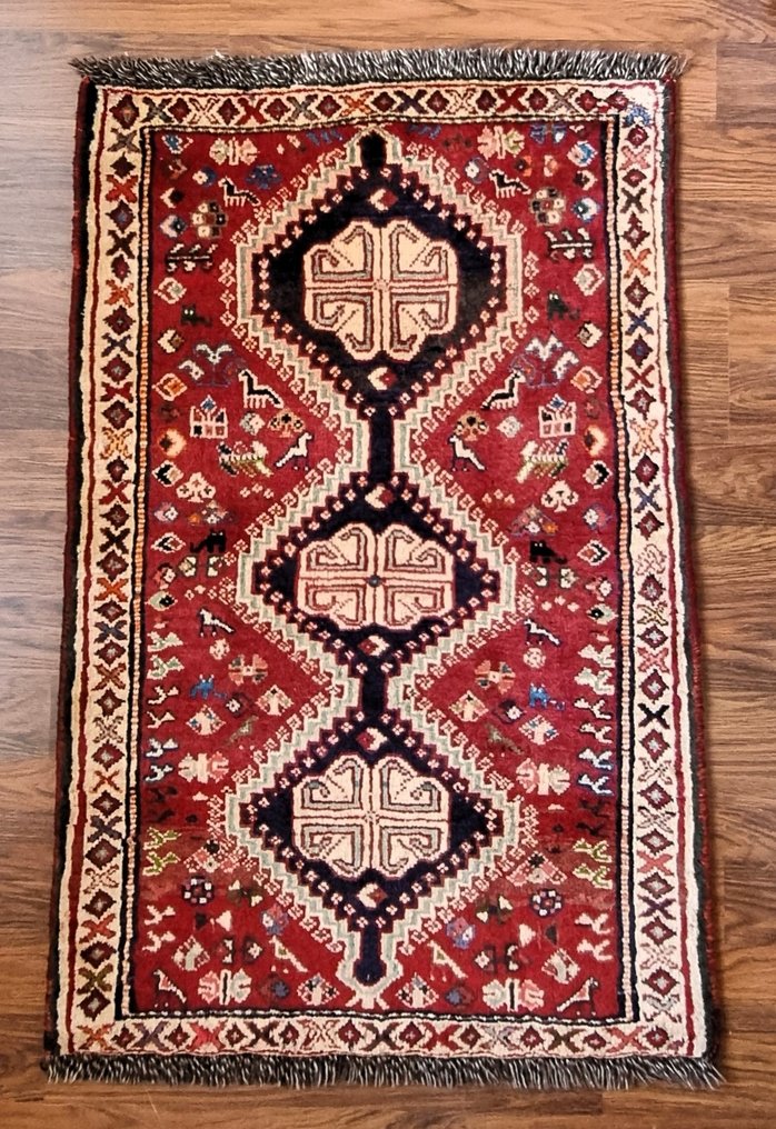 加斯盖游牧民族 - 小地毯 - 113 cm - 75 cm #1.1