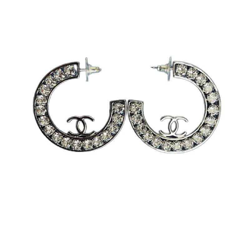 Chanel - 金属 - 圈形耳环 #1.1