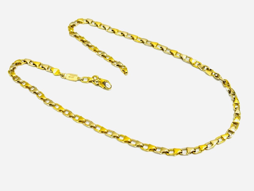 Halskette - 18 kt Gelbgold, Weißgold #2.2