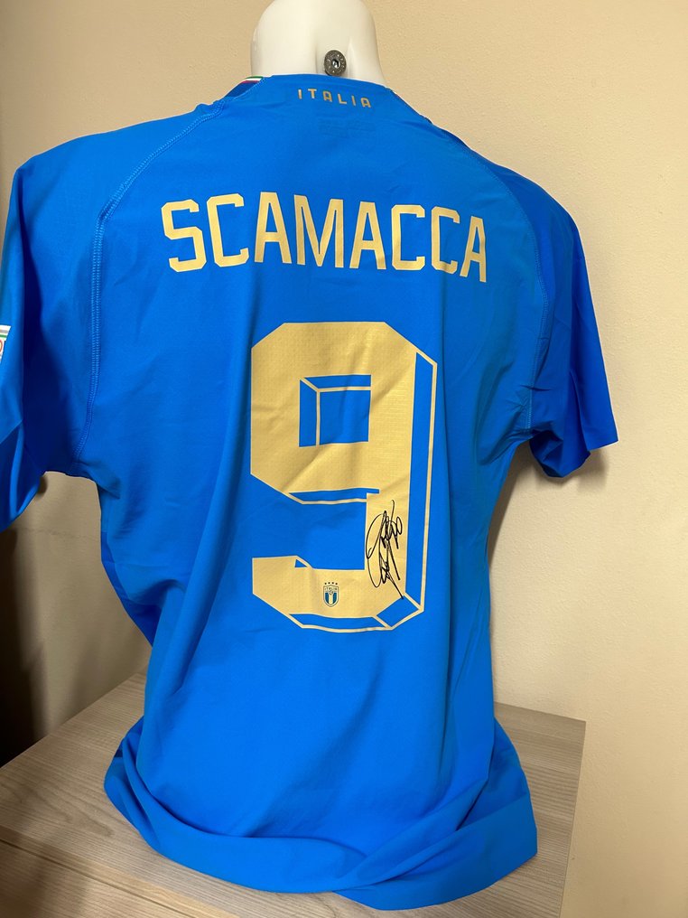 Italia - Football European Championships - Scamacca - Tricou de fotbal #1.2