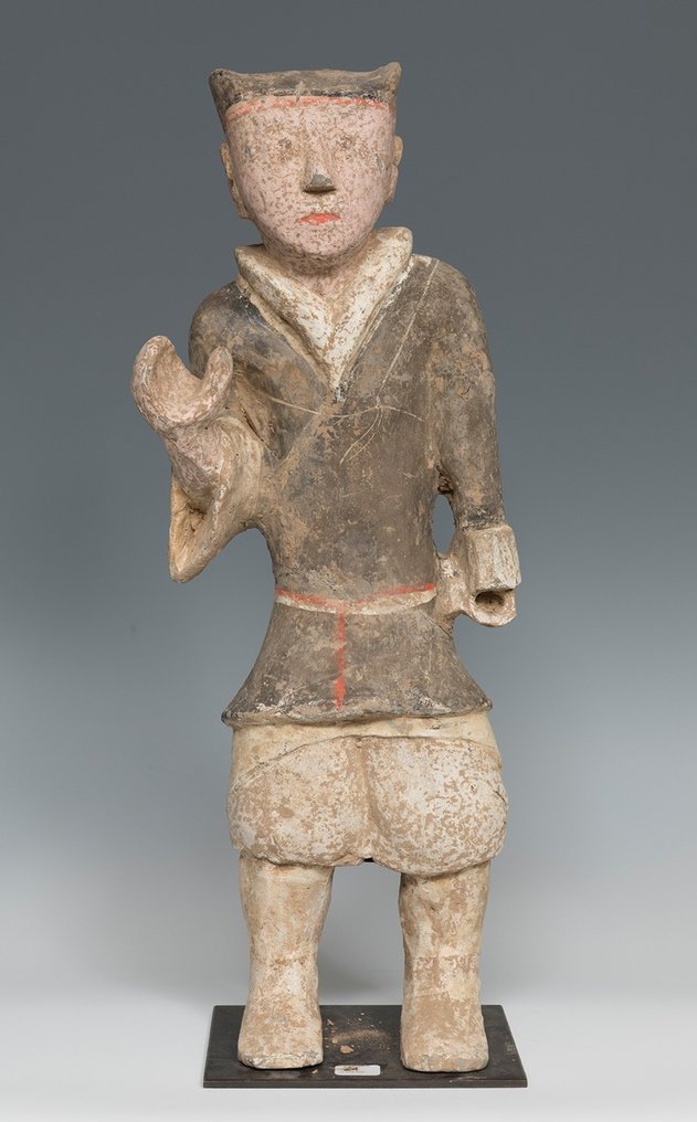 Oldtidens Kina Terrakotta Han Warrior med TL-test og spansk eksportlisens. 50 cm #1.1