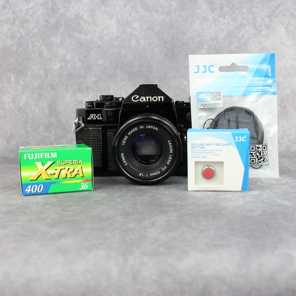 Canon A-1 + FD 50mm 1:1.8 Analogue camera #1.1