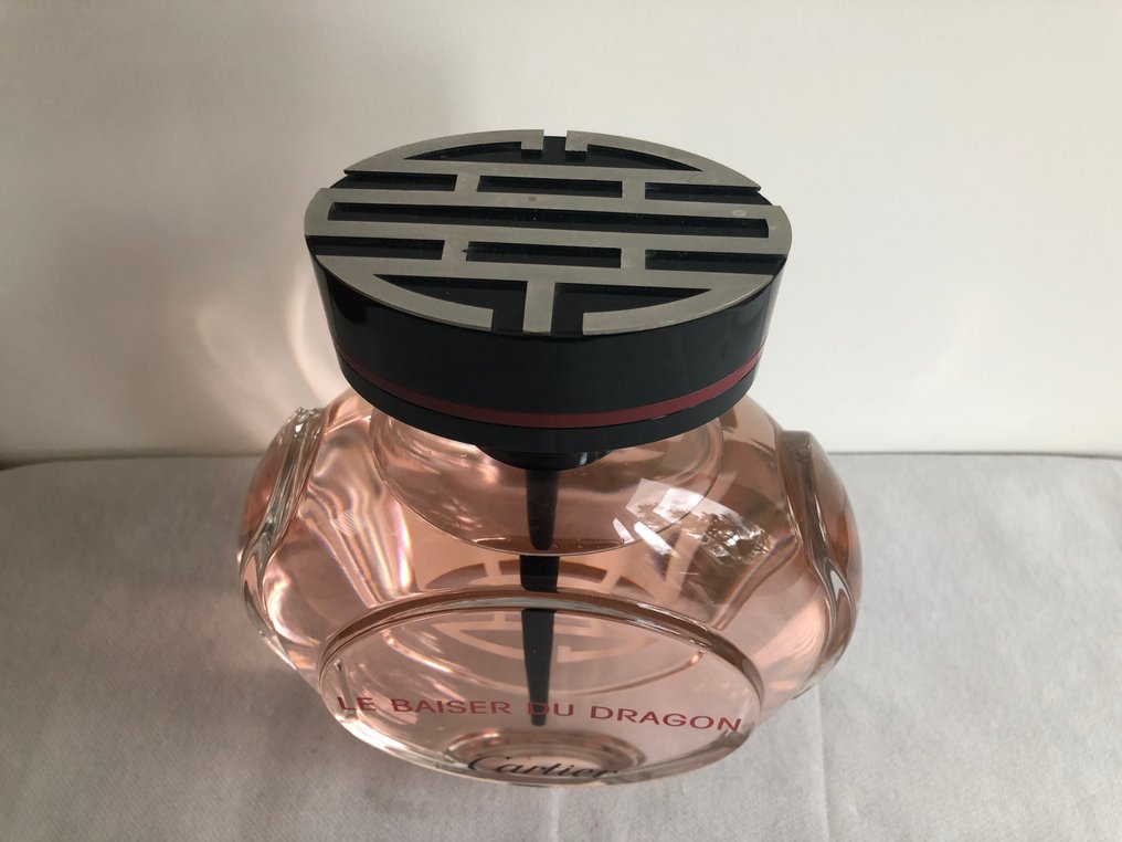 Cartier - Perfume flask - Giant 25 cm fake bottle - Kiss of the Dragon perfume - Glass #2.2