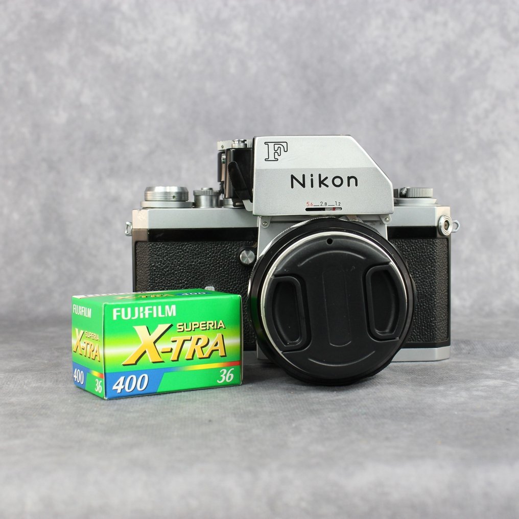 Nikon F + Nippon Kōgaku nikkor 50mm 1:1.4 Αντανακλαστική φωτογραφική μηχανή με μονό φακό (TLR) #1.2