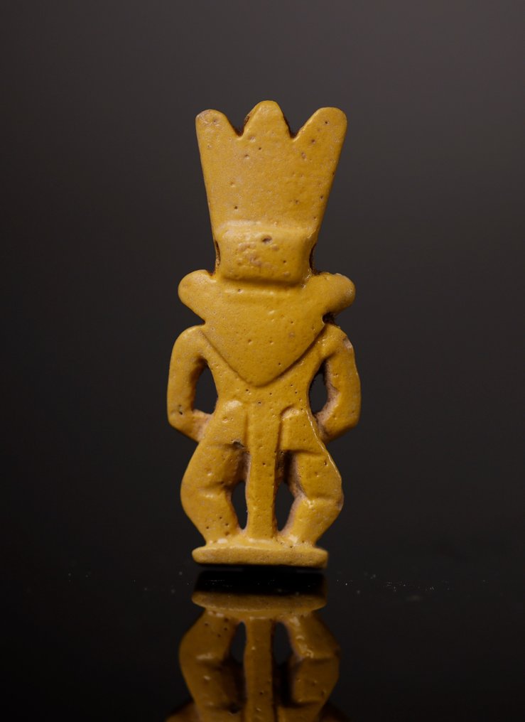 Ókori egyiptomi God Bes egyiptomi amulett - 5.1 cm #2.1