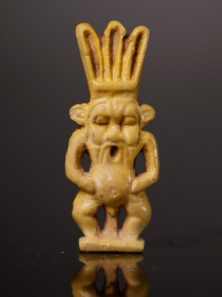 古埃及 God Bes 埃及護身符 - 5.1 cm #1.1