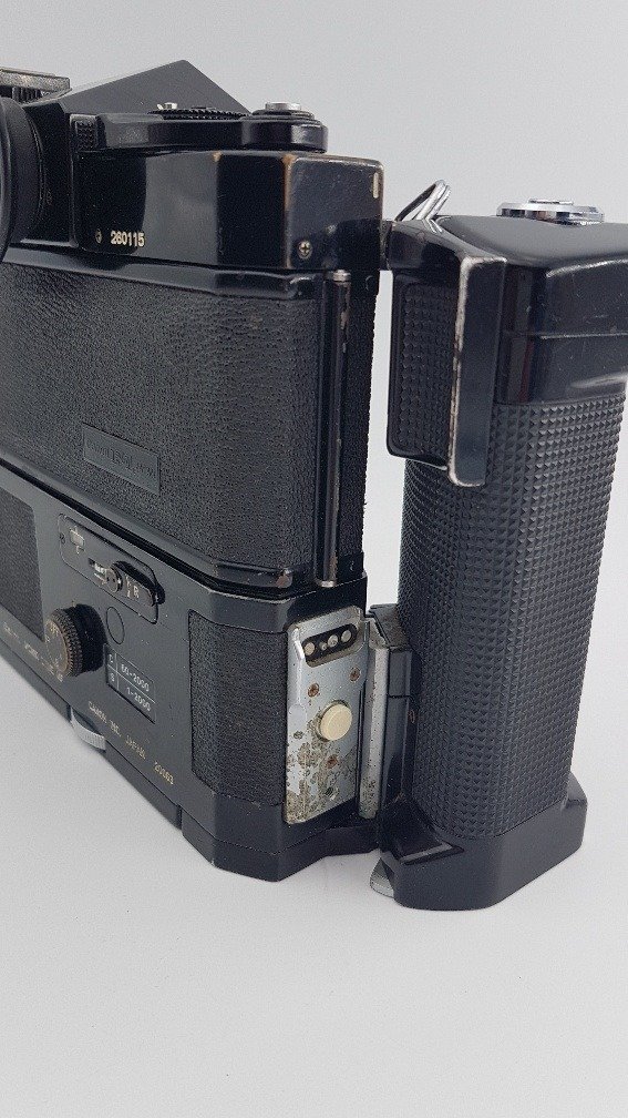 Canon F1 Old + Canon Motor Drive +New Seals Analoge Kamera #3.1