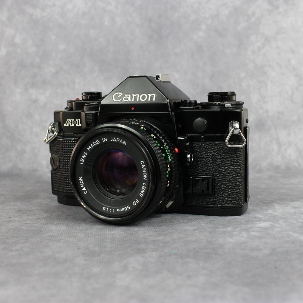 Canon A-1 + FD 50mm 1:1.8 Appareil photo argentique #1.2