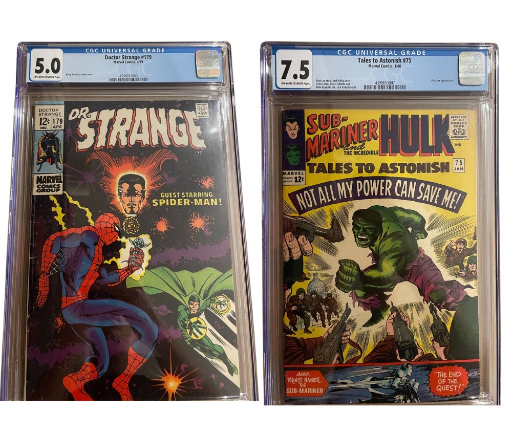 Tales to Astonish #75 Doctor Strange #179 - 2x Hulk & Doctor Strange Graded Comic - 1 Graded comic - CGC #1.1