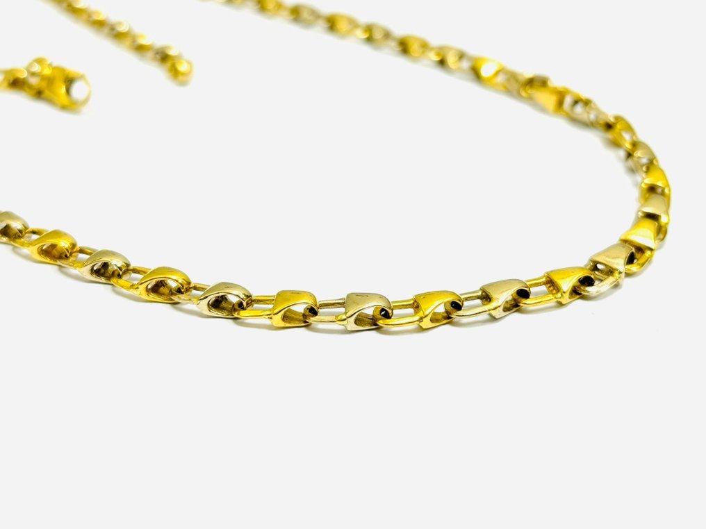 Halskette - 18 kt Gelbgold, Weißgold #3.1