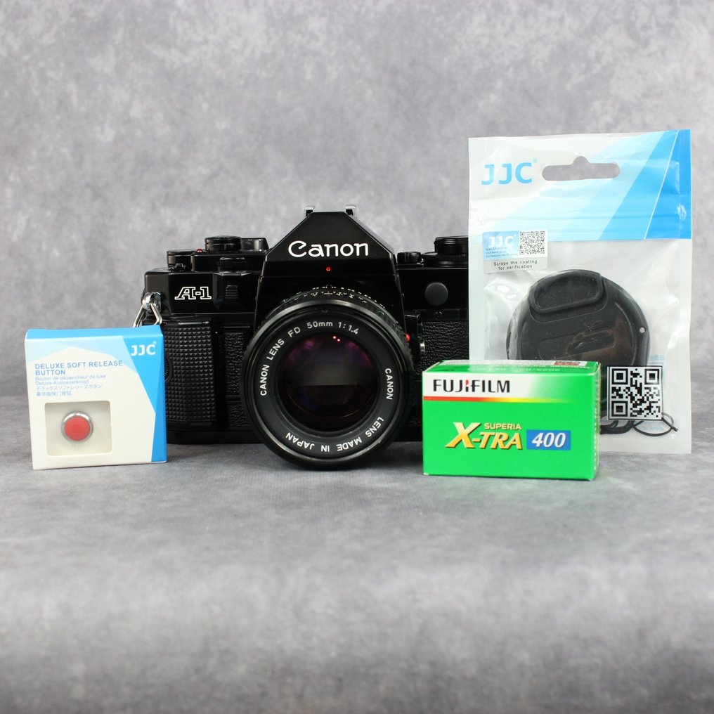 Canon A1 + Winder + FD 50mm 1:1.4s.s.c. + Film 類比相機 #1.1