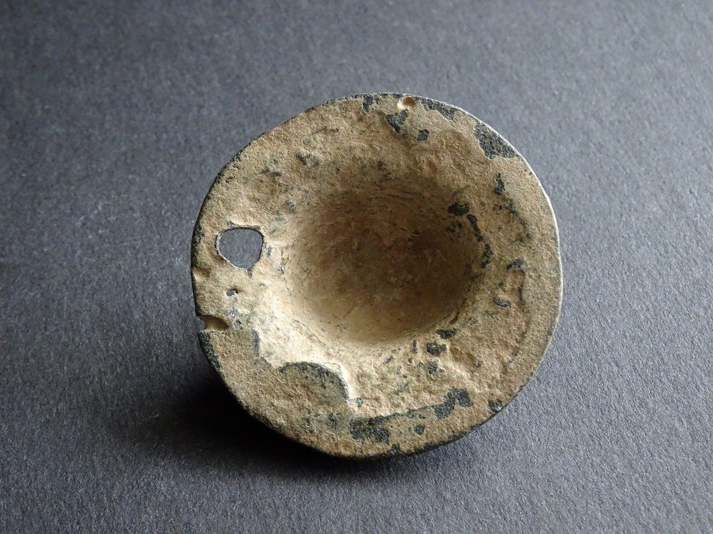 Muinainen Rooma Pronssi Bust - 37 mm  (Ei pohjahintaa) #2.2