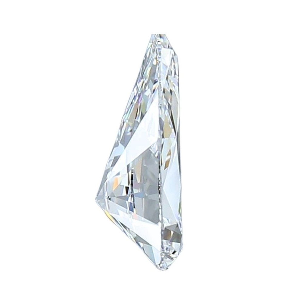 1 pcs Diamant - 0.51 ct - Briljant, Peer - D (kleurloos) - IF (intern zuiver) #3.1