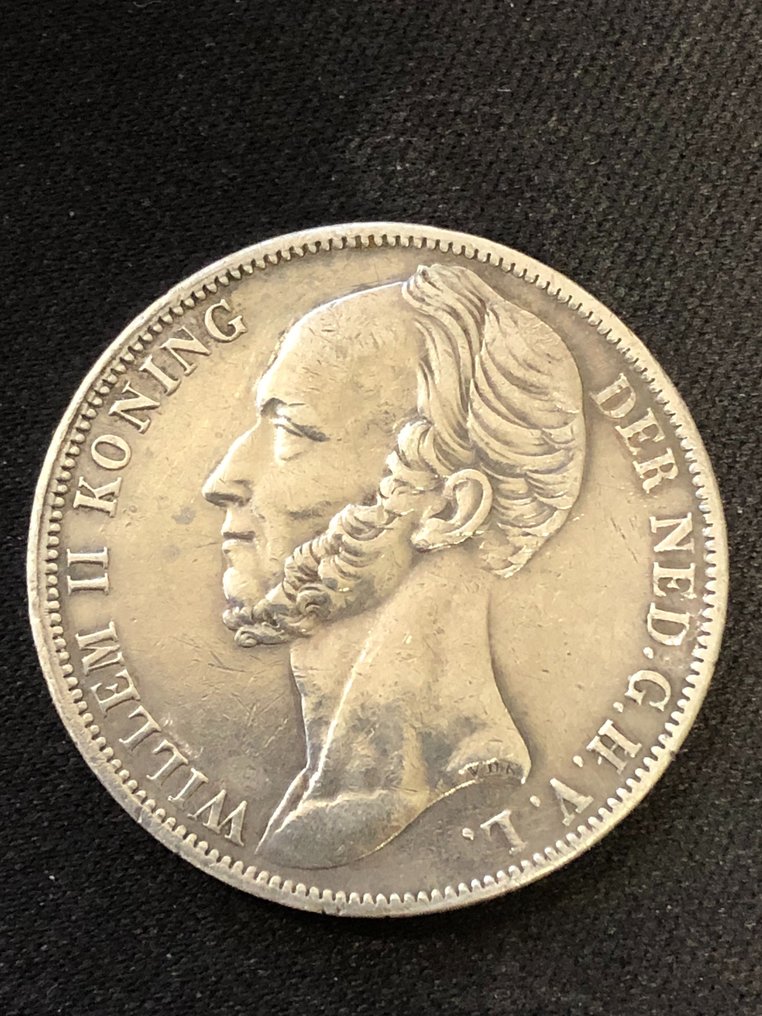 Nederland. Willem II (1840-1849). 1 Gulden 1844 #2.1
