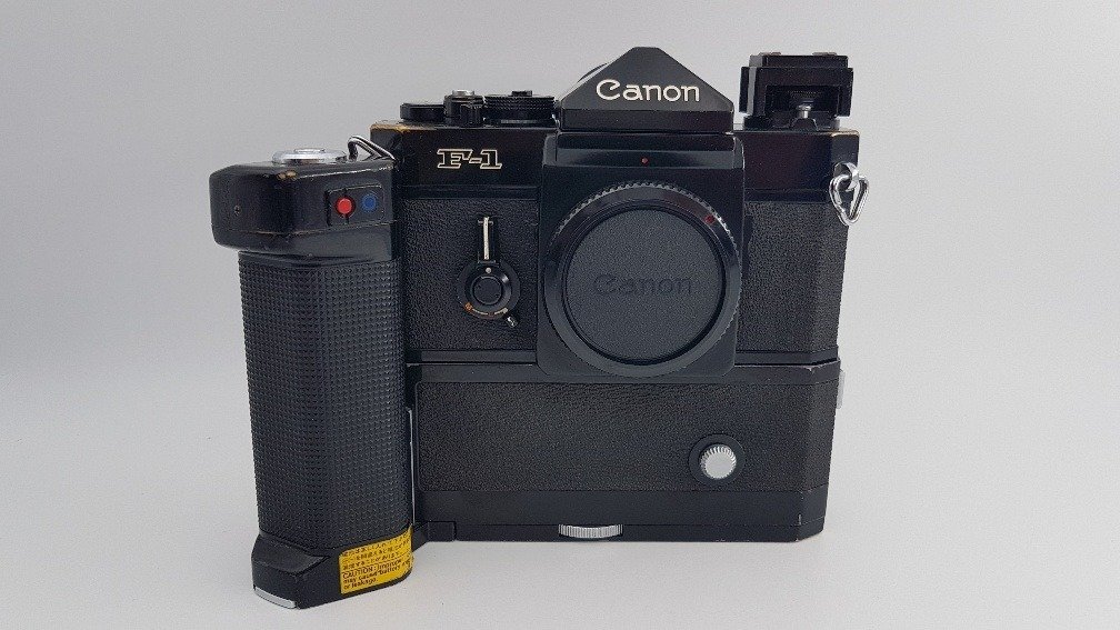 Canon F1 Old + Canon Motor Drive +New Seals Analoge Kamera #1.1