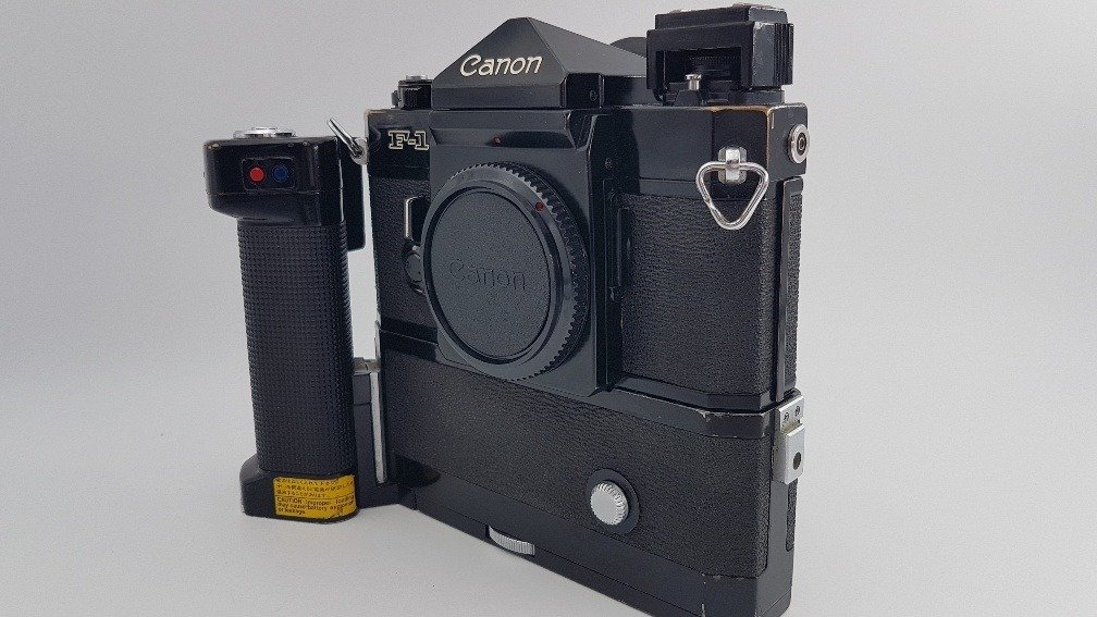 Canon F1 Old + Canon Motor Drive +New Seals Analoge Kamera #2.1