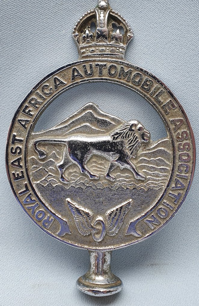Insignă - Motorkap embleem - Royal East Africa Automobile Association - Marea Britanie - Africa de Sud - al 20-lea - început (Primul Război Mondial) #2.1