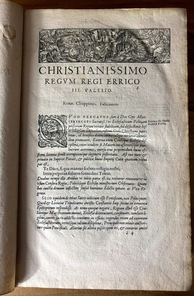 Renatus Choppinus [René Choppin] - De Sacra Politia Foresi Libri III - Monasticon Libri duo - 1609 #3.2