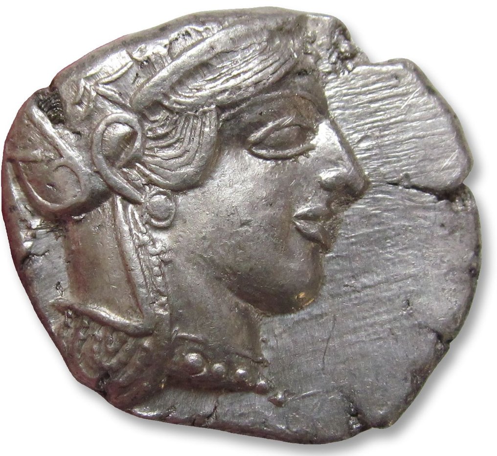 Attica, Athene. Tetradrachm 454-404 B.C. - great example of this iconic coin - #1.2