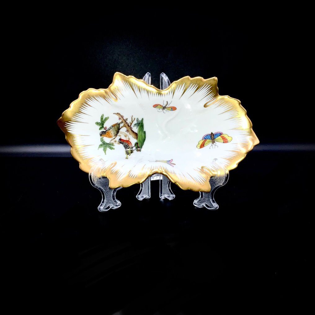 Herend - Jewell Vide Poche (14,5 cm) - "Rothschild Bird" Pattern - Naczynie - Ręcznie malowana porcelana #1.2