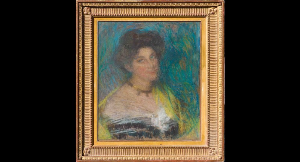 Edmond Aman-Jean (1860-1936) - Portrait d'une élégante (dated 1908) - NO RESERVE #2.1