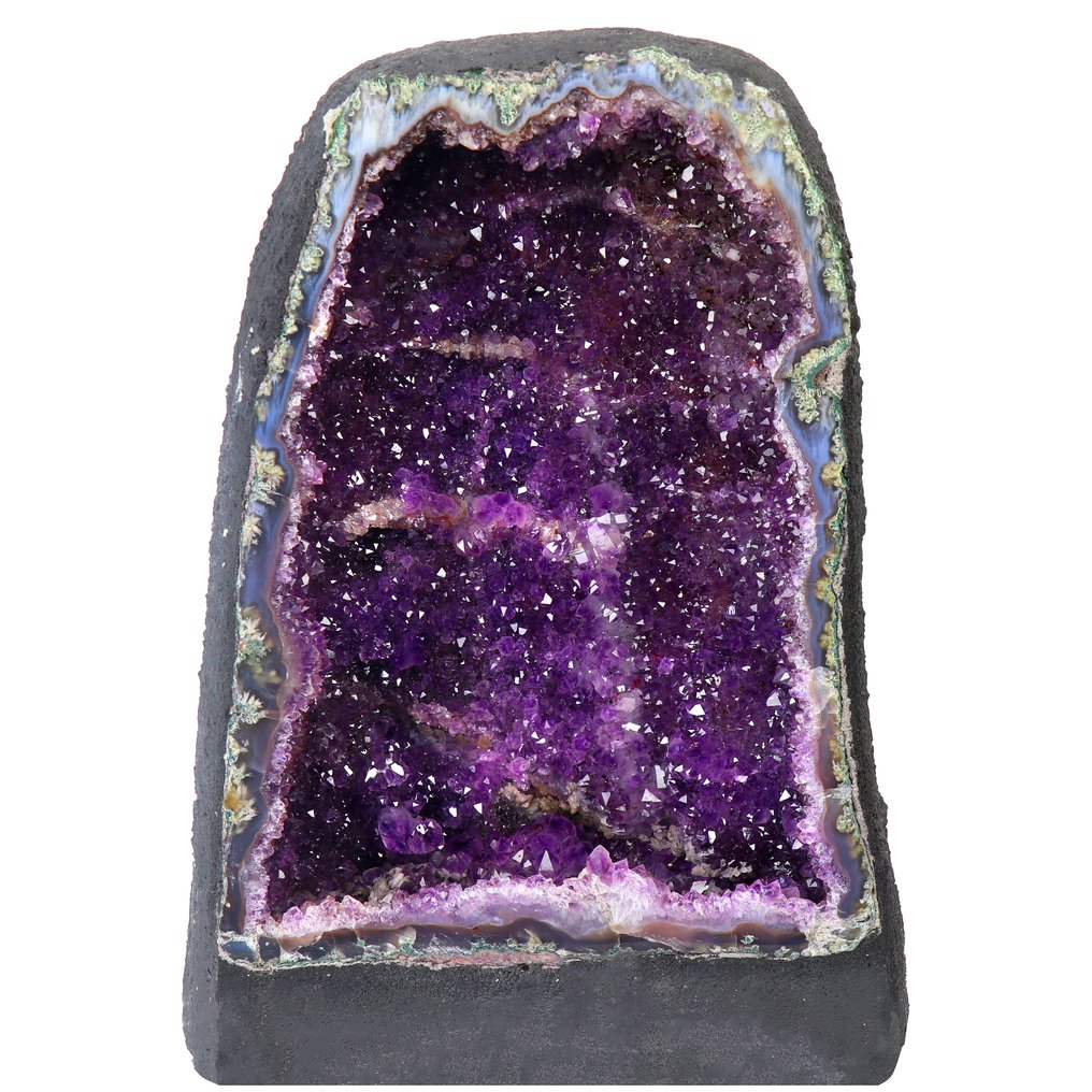 AA 品質 - “閃閃發光”紫水晶 - 32x19x15 cm - 晶洞- 9 kg #1.1