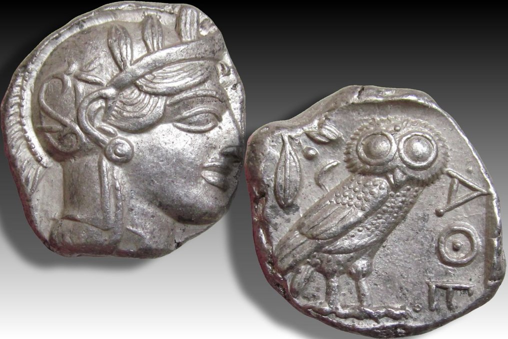 Attica, Atenas. Tetradrachm 454-404 B.C. - great example of this iconic coin - #2.1