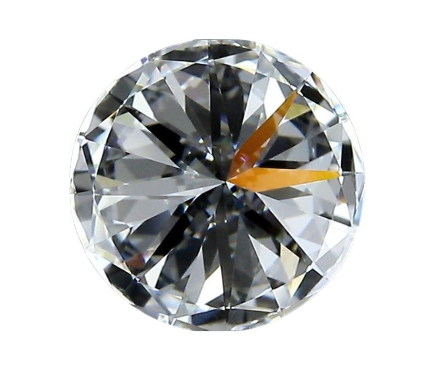 1 pcs Diamant - 1.08 ct - Briliant, Rotund - E - VVS1 #3.2