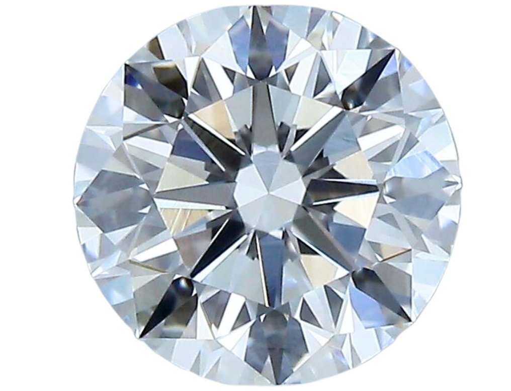 1 pcs Diamante  (Natural)  - 0.90 ct - Redondo - D (incoloro) - IF - Gemological Institute of America (GIA) #1.1