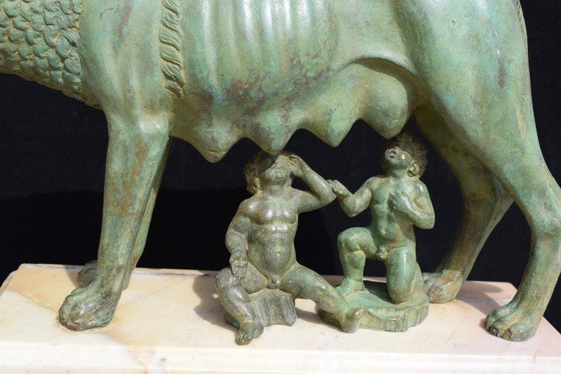 Sculpture, Lupa Capitolina - 23 cm - Bronze #3.1