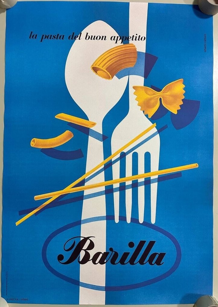 Erberto Carboni - La pasta del buon appetito / Barilla - 1970-tallet #1.1