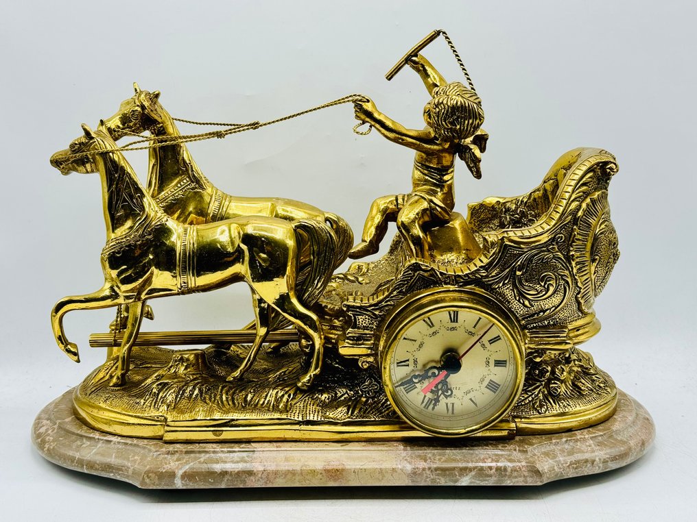 Char mythologique Style baroque - Bronze doré - 1970-1980 #3.1